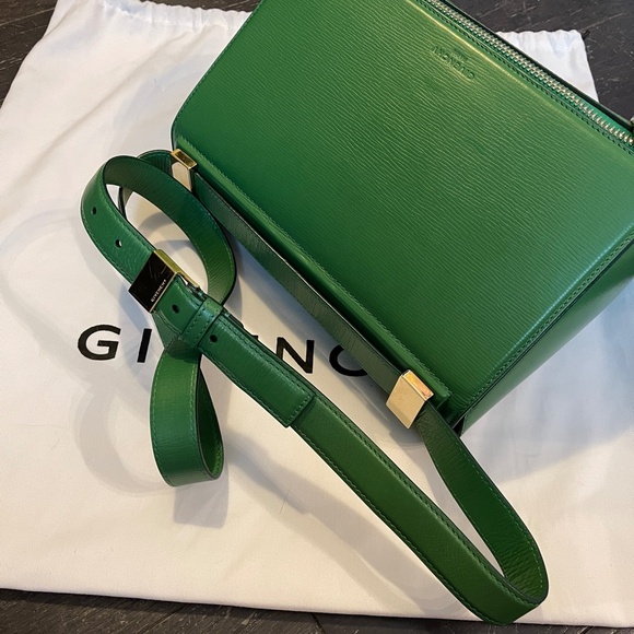 Givenchy Green Leather medium Pandora Box Bag shoulder bag with dust bag - Picture 8 of 16